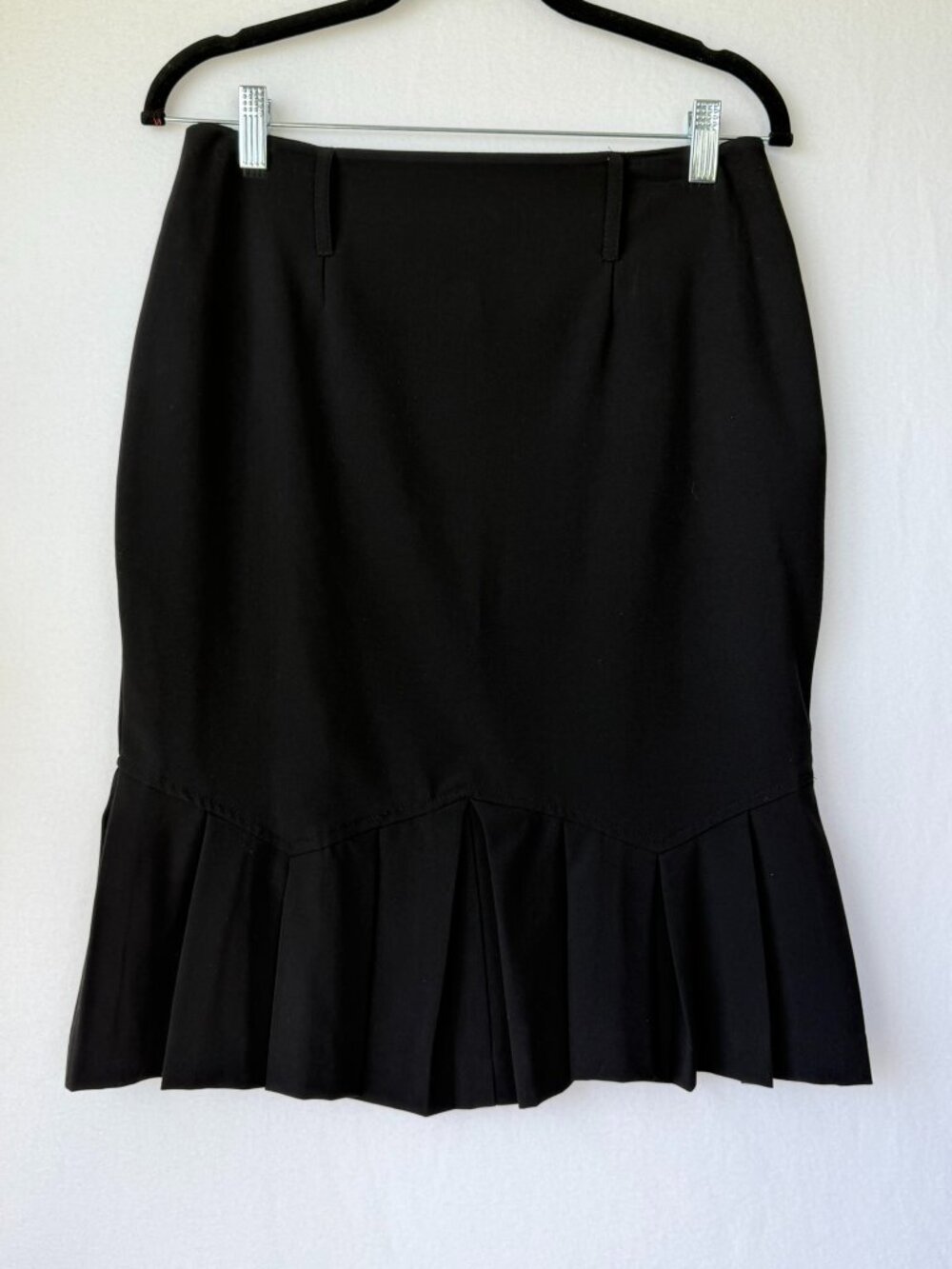 A.Byer Black Mermaid‑Flare Skirt – Size 7